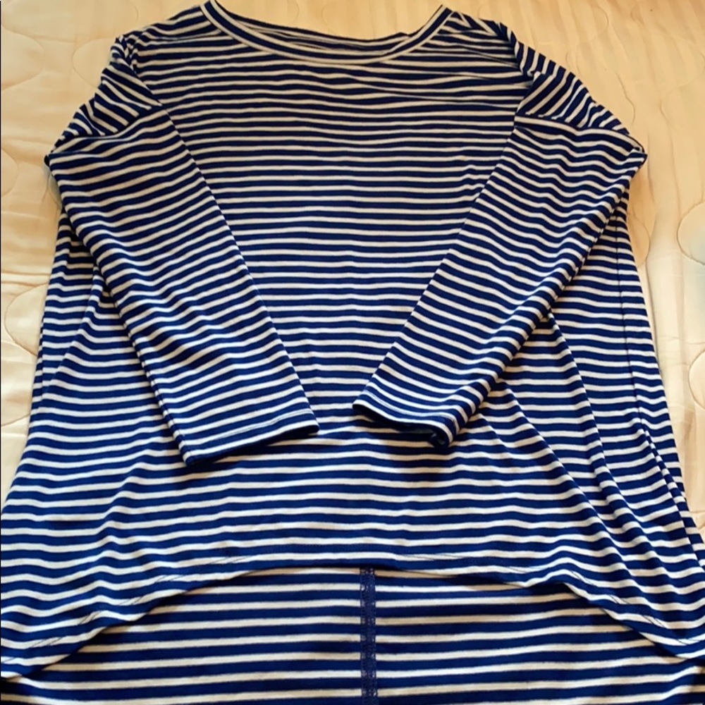 Girls Old Navy hi-low tunic navy 10-12
